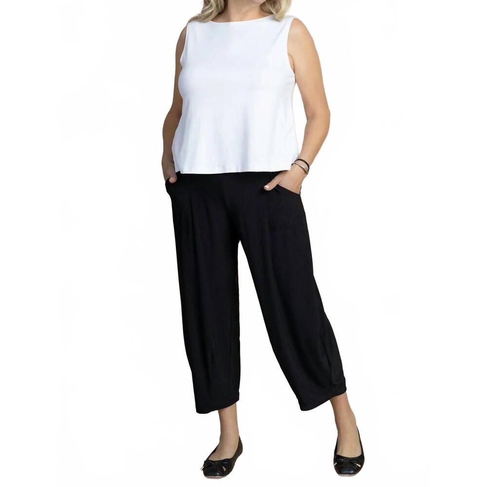 NEW SYMPLI nu flared shell top in white